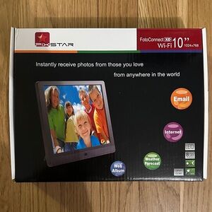 10" Wi-Fi Digital Photo Frame - Black